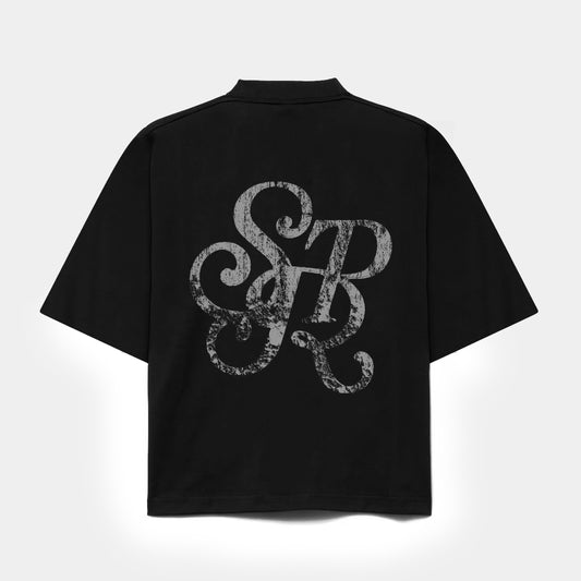 Royal emblem tee black