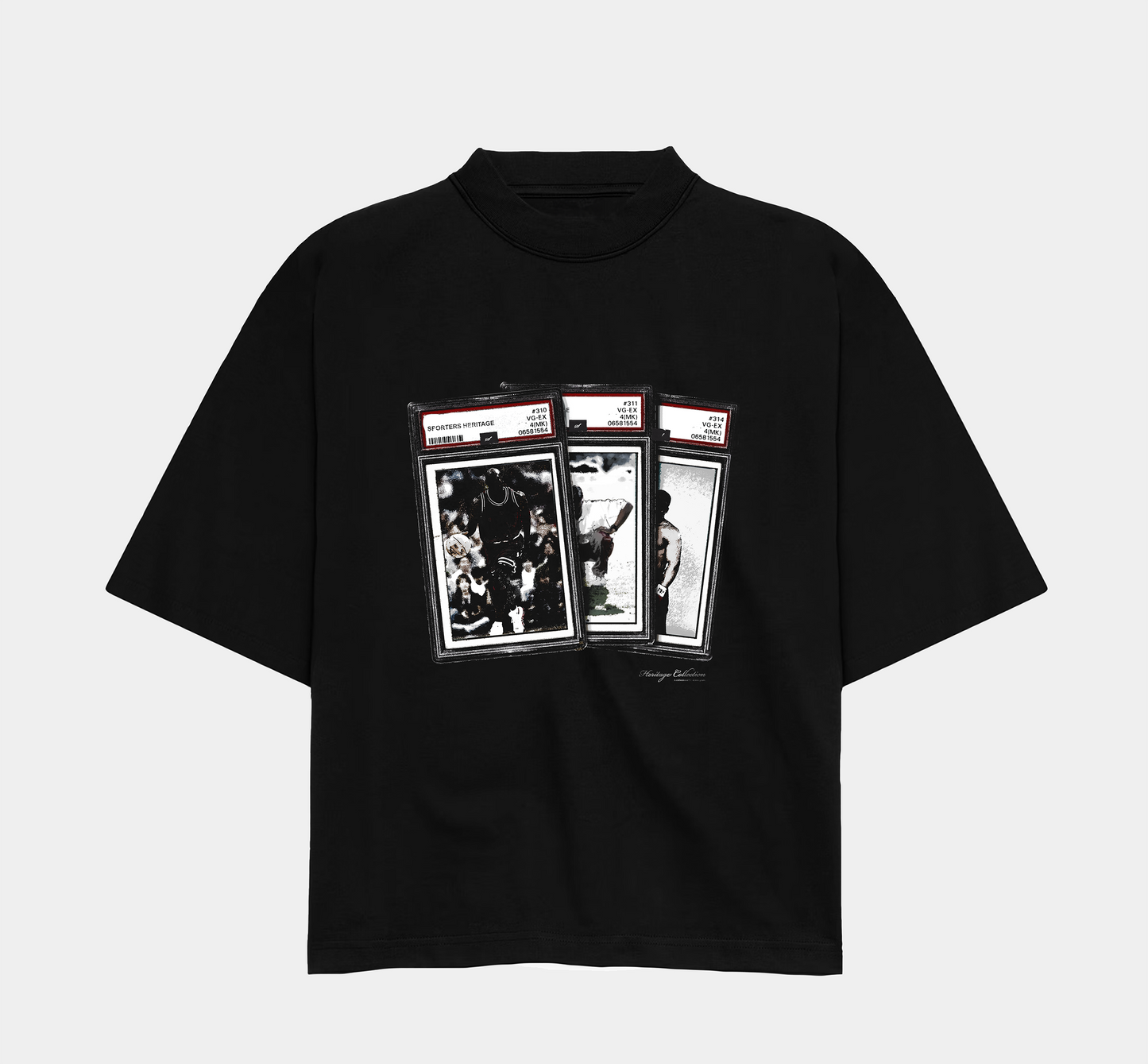 Sporters black cards tee