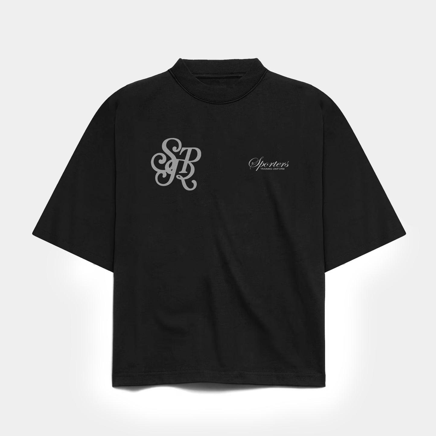 Royal emblem tee black