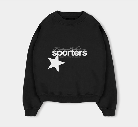 Sporters Black heritage sweatshirt