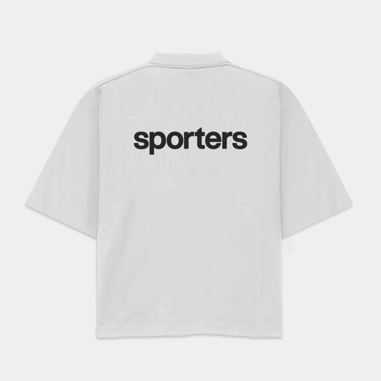 Sporters logo tee white